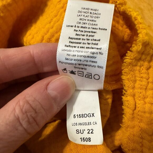 Nation LTD - Nadie Tiered Tank Midi Dress in Gold Women’s SIZE MED - Picture 8 of 9